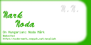 mark noda business card